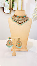 Antique Gold Turquoise Bridal Set
