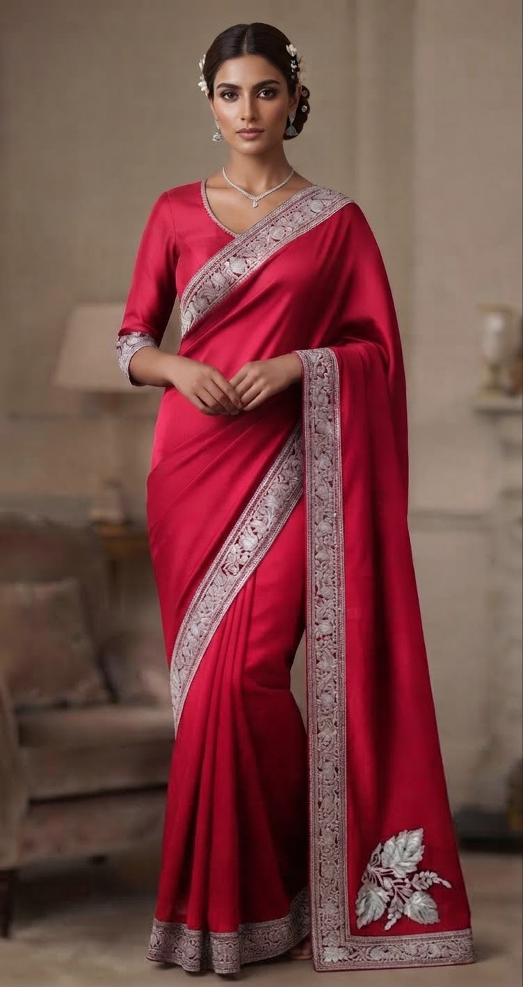 Zari (Tilla) Crepe Saree