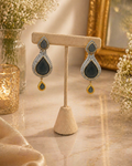 Midnight Teardrop Statement Earrings