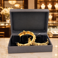 Elegant Antique Gold-Tone Traditional Bangle Set for Women
