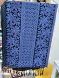 Midnight Bloom Kashmiri Embroidered Shawl