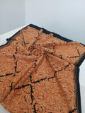Midnight Gold Kashmiri Heritage Embroidered Shawl Wrap