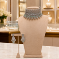Mint Diamond Choker Set
