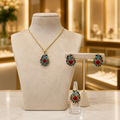 Multi-Stone Heritage Pendant Set