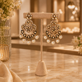 Pearl Drop Kundan Earrings