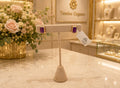 Purple Rectangular Stone Earrings for Women