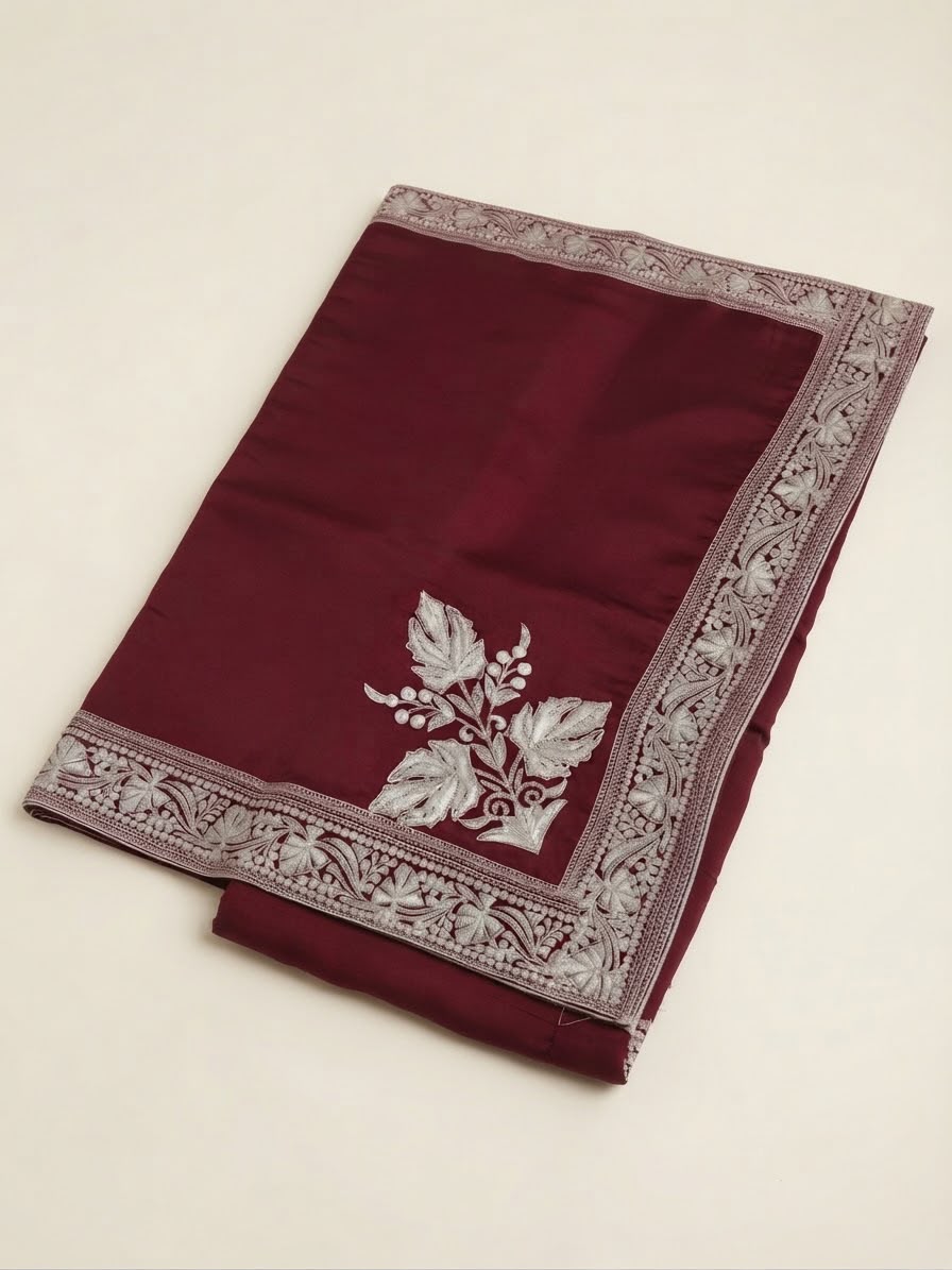 Zari (Tilla) Crepe Saree