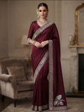 Zari (Tilla) Crepe Saree