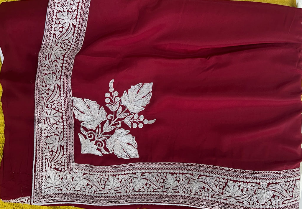 Zari (Tilla) Crepe Saree