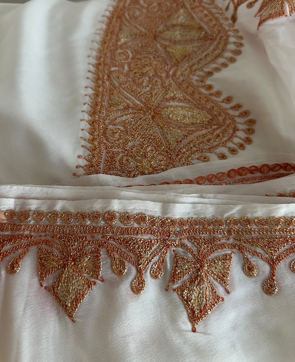 Zari (Tilla) Crepe Saree