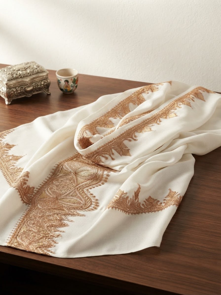 Zari (Tilla) Crepe Saree