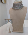 Mint Diamond Choker Set