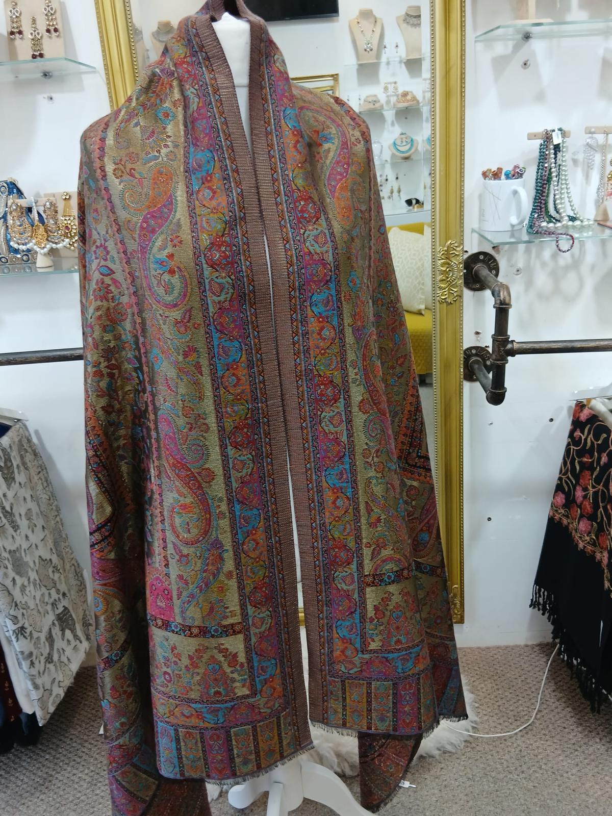 Royal Heritage Paisley Kashmiri Shawl