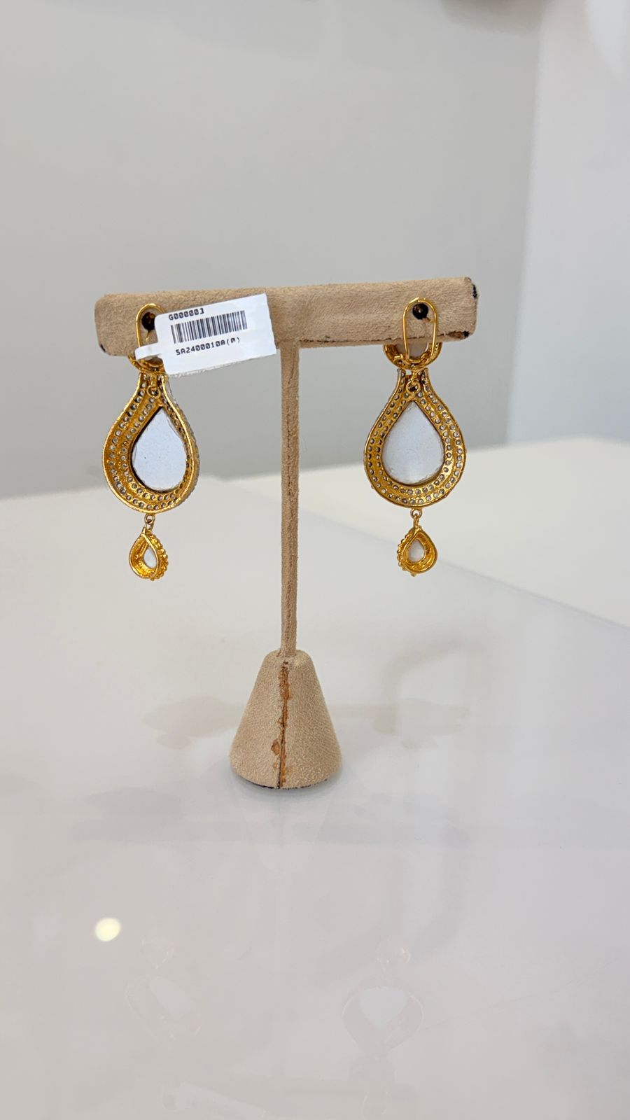 Midnight Teardrop Statement Earrings