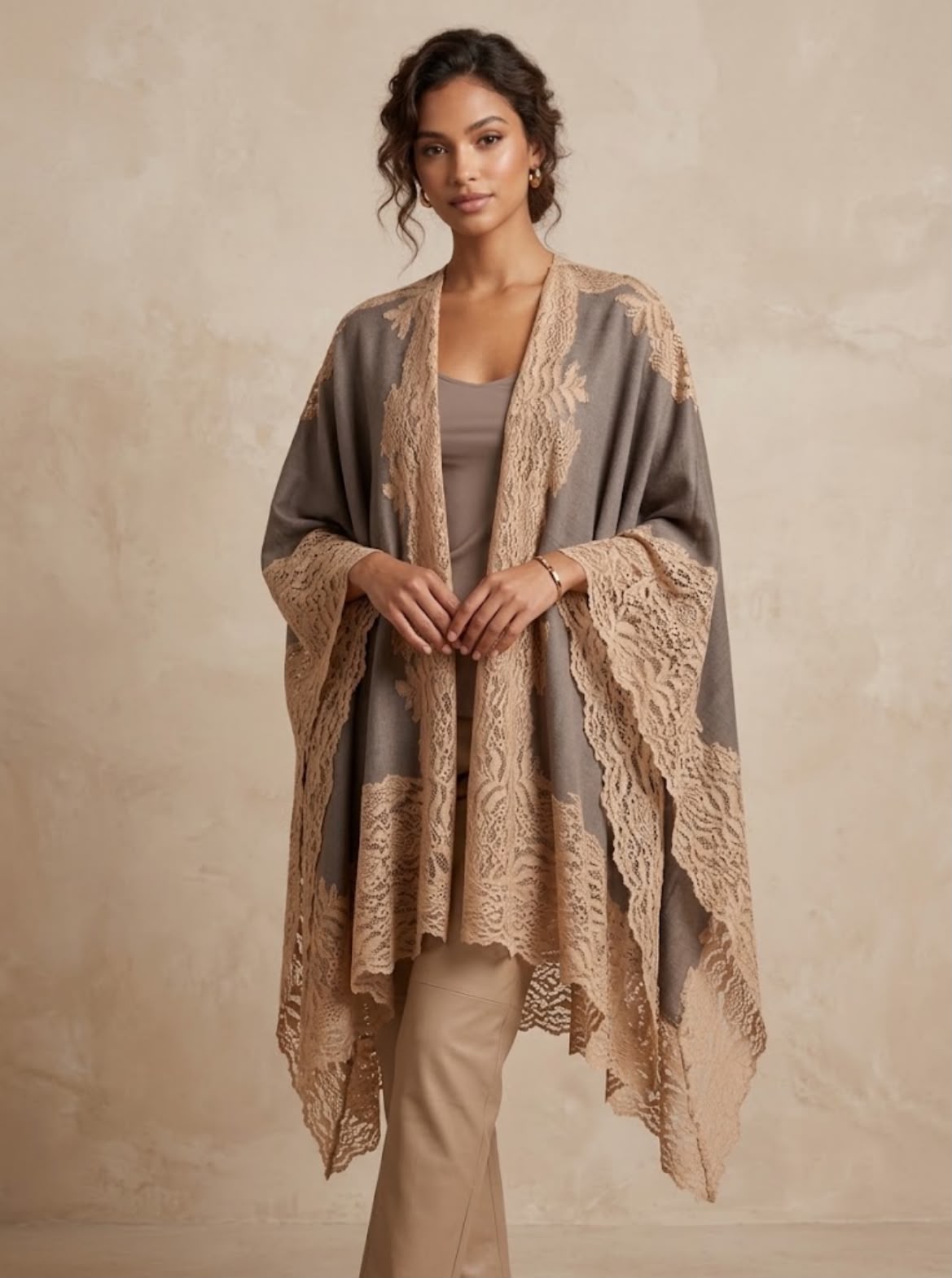 Pashmina Lace Capes
