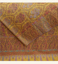 Heritage Mustard Pashmina Shawl with All-Over Paisley Jamawar