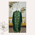 Emerald Green Kashmiri Aari Embroidered Long Coat