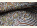 Vintage Floral Jaquard Weave Shawl – Earthy Tones
