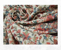 Classic Multi-Color Floral Garden Woven Shawl – Ivory