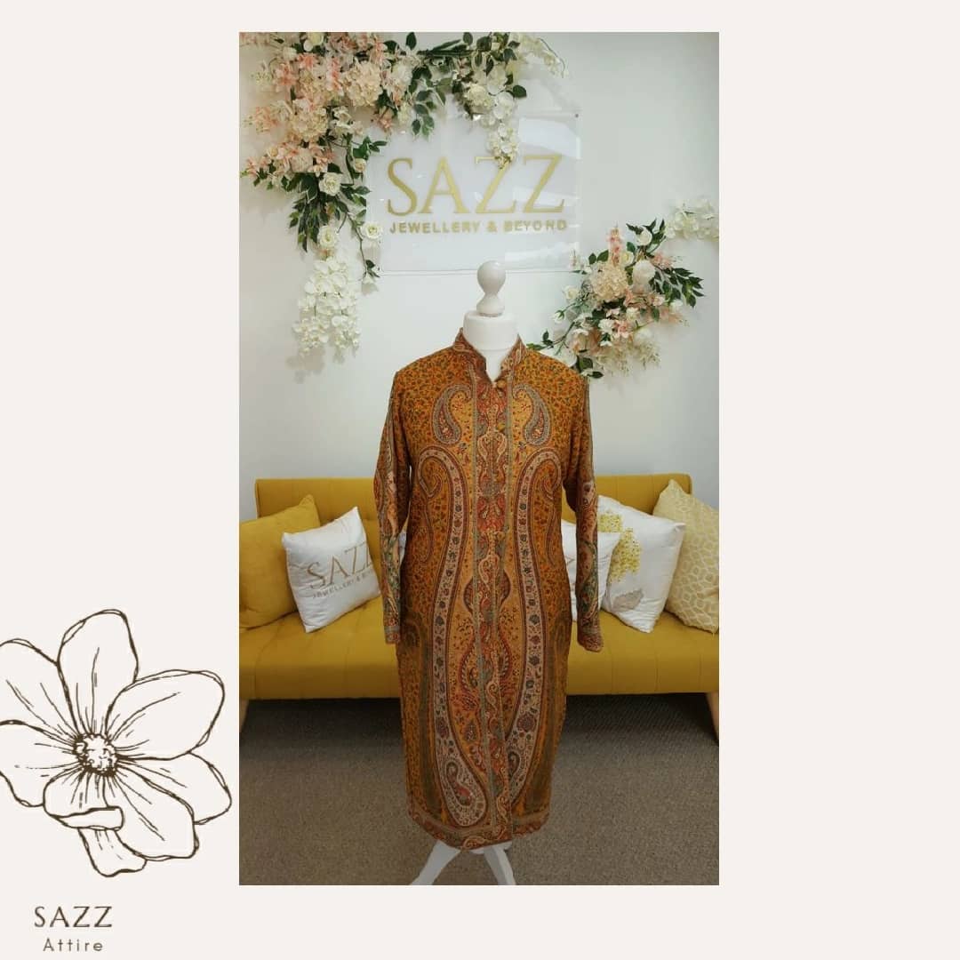 Kani Long Jacket - Harvest Orange Traditional