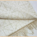 Ivory Cream Kashmiri Aari Work Woolen Wrap