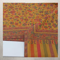 Mustard Yellow Antique Jamawar Paisley Shawl