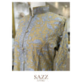 Mustard Gold Subtle Silver Aari Embroidered Jacket