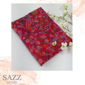 Heritage Red Kani Weave Pashmina Shawl with Allover Floral Jamawar