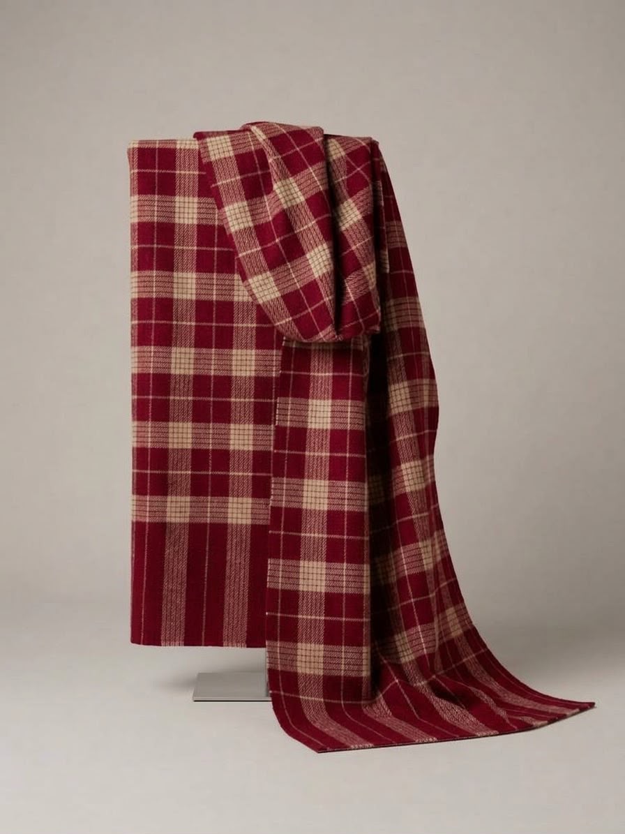 Men's Check Shawl
