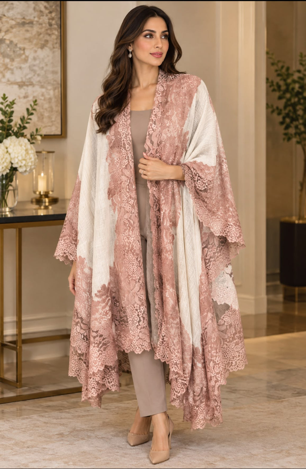 Pashmina Lace Capes